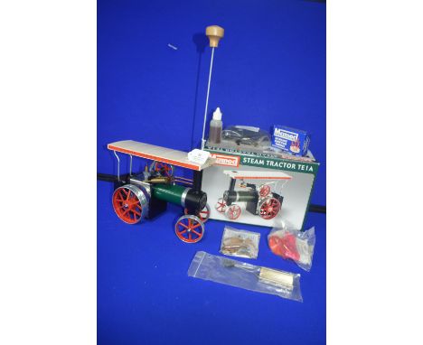 Mamod TE1A Steam Tractor in As New Condition with Packaging and Accessories 