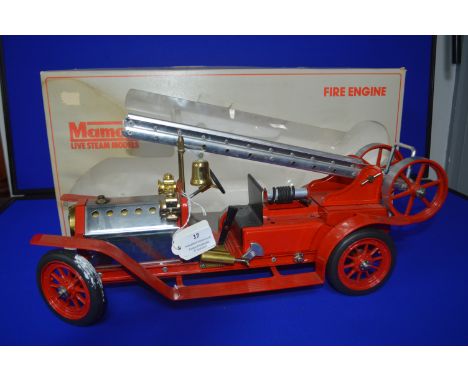 Mamod Live Steam Fire Engine with Packaging 