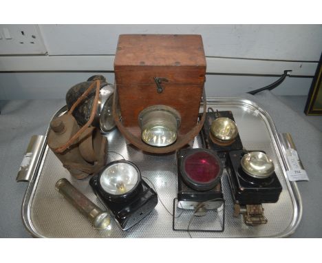 Assorted Vintage Bicycle Lamps 