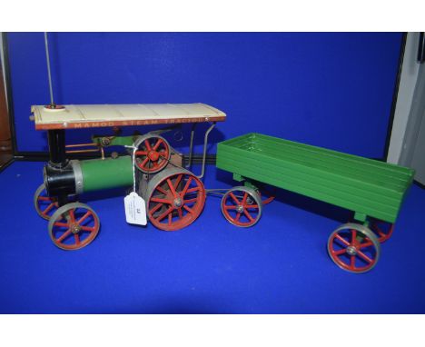 Mamod TE1A Traction Engine and Trailer 