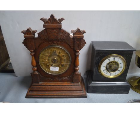 Two Mantel Clock (one AF) 