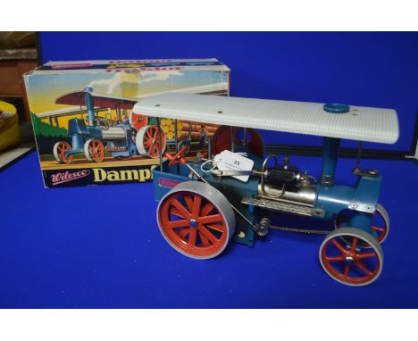 Wilesco Old Smokey Steam Traction Engine with Packaging 