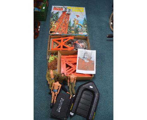 Action Man Training Tower, Dinghy, etc. 