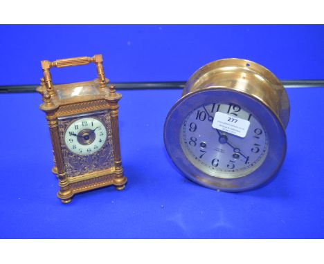 Chelsea USA Ships Clock plus Carriage Clock 