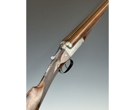 William Ford&nbsp;12 bore side by side ejector shotgun&nbsp;with named and engraved locks, engraved underside, trigger guard,