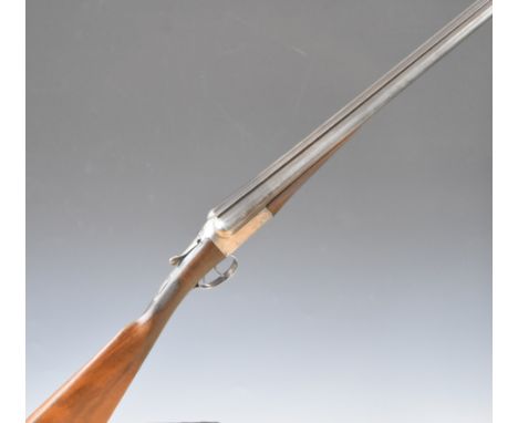 Thomas Page-Wood Ltd of Bristol 16 bore&nbsp;side by side ejector shotgun with named locks and line engraved locks, line engr