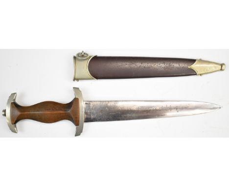 German WW2 Third Reich Nazi early SA dagger with NS to crosspiece, marker's mark Carl Eickhorn to ricasso,&nbsp;Ernest Rohm i