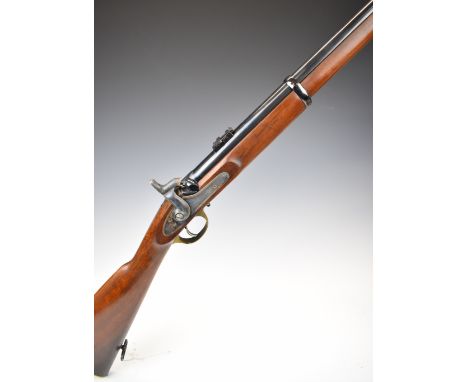 Parker-Hale Enfield pattern .577 muzzle loading percussion hammer action rifle with crown over 'P-H' cypher and '1861 Enfield