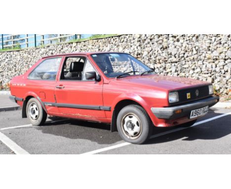 1984 Volkswagen Polo Classic 3 door saloon 1050cc petrol manual car, registration number A960 RCJ. From a deceased's estate, 