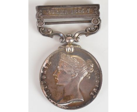 British Army Indian General Service Medal 1854 with clasp for Burma 1885-7 named to 979 Pte E Hughes, 1st Battalion Royal Wel