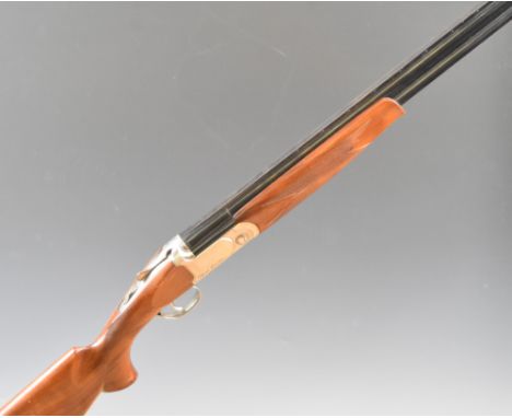 Classic Doubles Model 92 12 bore over and under ejector shotgun with named and line engraved lock and underside, chequered se