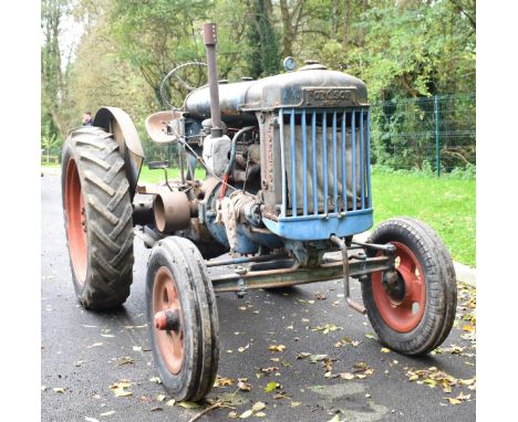 1948 Fordson major E27N petrol TVO tractor, serial number 1087938, from a deceased's estate, the engine turns over with four 