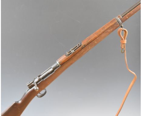 Deactivated German Mauser Model 1896 6.5mm bolt-action rifle with breech stamped 'Mod Mauser 1896 Ludw Loewe &amp; Co Berlin'