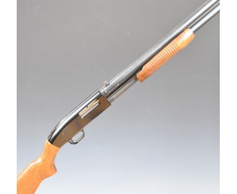 Mossberg Slugster 12 bore&nbsp;5-shot pump-action shotgun with semi-pistol grip, sling mounts, adjustable pop-up sights and u