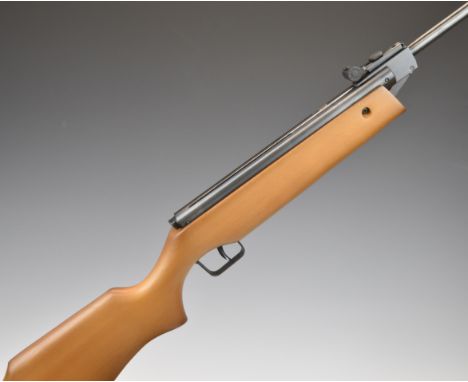 SMK 12 .177 air rifle with semi-pistol grip, raised cheek piece and adjustable sights, NVSN.  PLEASE NOTE:- Before bidding pl