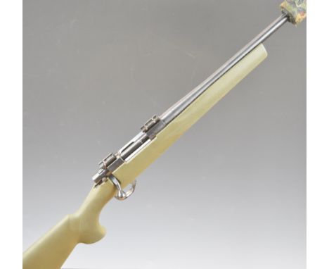 Howa Model 1500 .223 bolt-action rifle&nbsp;with composite stock, textured grip and forend, sling and scope mounts, sound mod