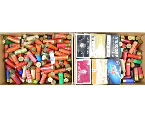 Four-hundred 12 bore shotgun cartridges including Hull Three Crowns, Eley Grand Prix, Hull Special Pigeon, Gamebore Pure Gold