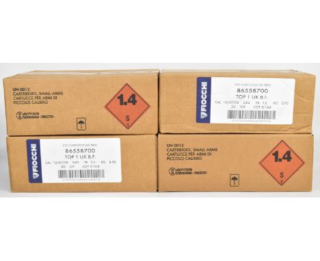 One-thousand 12 bore Fiocchi Top 1 24g 7.5 shot shotgun cartridges, all in original boxes. PLEASE NOTE THAT A VALID RELEVANT 