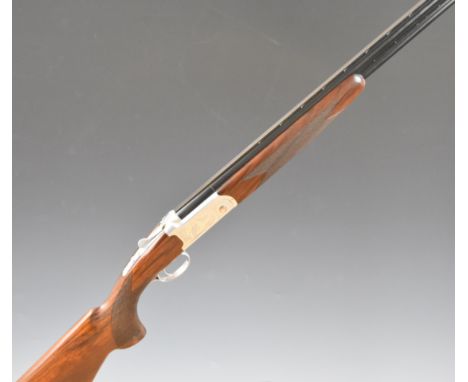 Yildiz .410&nbsp;over and under assisted-opening ejector shotgun with engraved scenes of birds and dogs to the locks and unde