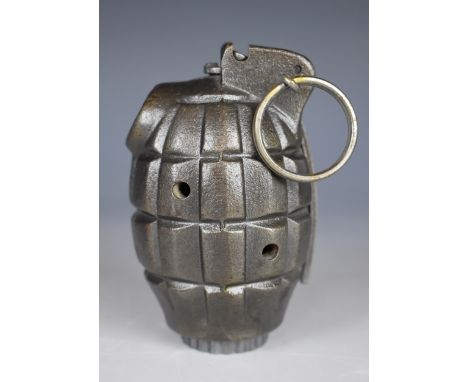 British inert Mills bomb / hand grenade, number 36 MKI to screw in base