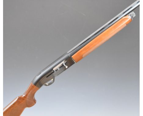 Beretta A303 12 bore 3-shot semi-automatic shotgun with named lock, chequered semi-pistol grip and forend, vented rib and 28 