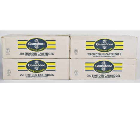 One-thousand 20 bore Gamebore Competition 24g 7.5 shot shotgun cartridges, all in original boxes.&nbsp;PLEASE NOTE THAT A VAL