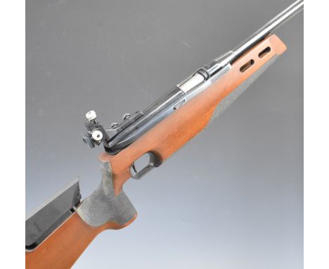 Anschutz LG Match 380 .177 target air rifle with adjustable sights, trigger, comb and butt plate and textured grip, serial nu