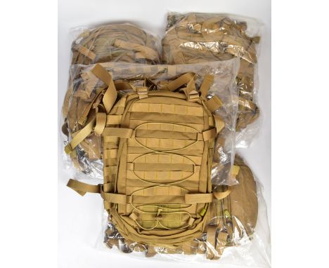 Five hunting, military or army style backpacks/ bags, all unused in original packaging.&nbsp;