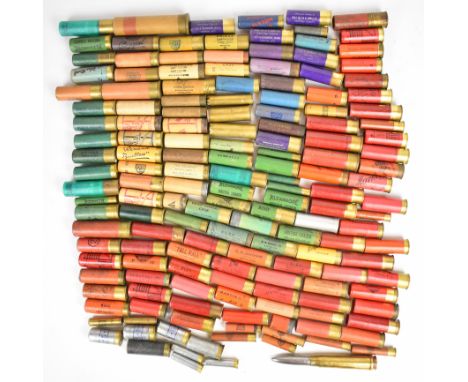 Over 150 various collector's shotgun cartridges including Jeffery's Sharpshooter, Russell Hillsdon of Chichester, WW Greener,