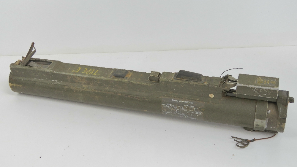 A deactivated (UK Spec) M72 LAW 66mm rocket launcher. With