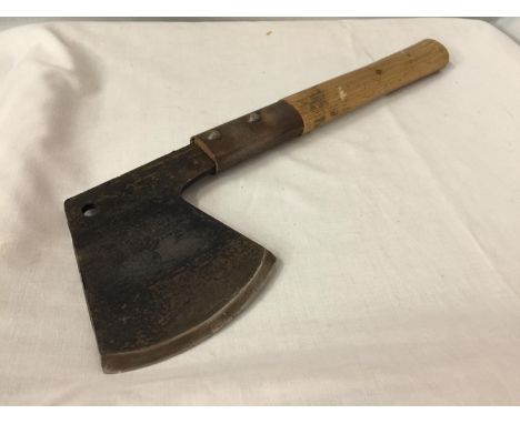 A VINTAGE KEENCUT MEAT CLEAVER 