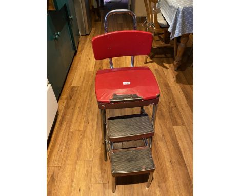 A VINTAGE 1960'S SET OF CHAMPION KITCHEN STEPS 