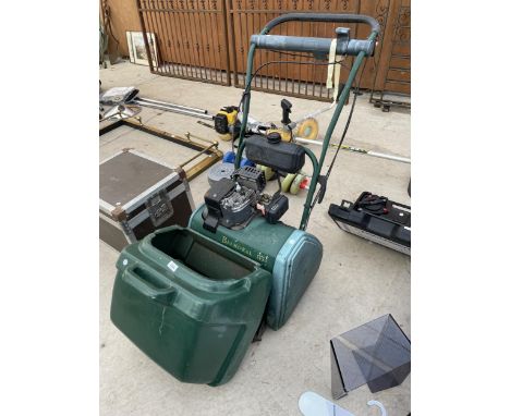 A BALMORAL 14S PETROL ENGINE LAWN MOWER 