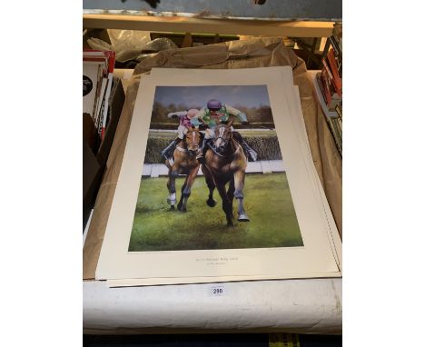 A LARGE AMOUNT OF PRINTS ENTITLED 'KAUTO STAR WITH RUBY WALSH', 'BEST MATE' ETC. 