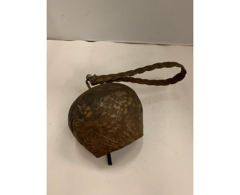 A VINTAGE COW BELL 