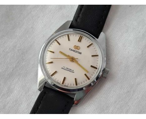 A gents wrist watch Timestal with seconds sweep W/O
