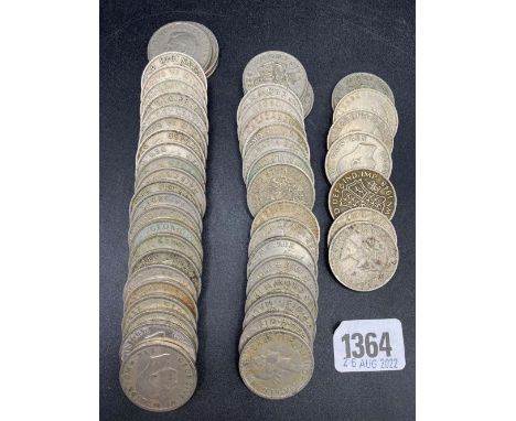 Fifty half-crowns 1947-1966 S