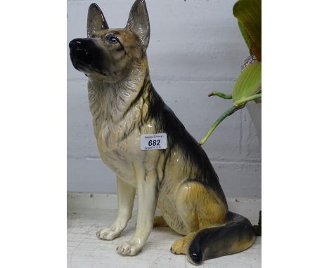 A Beswick Fireside German Shepherd 