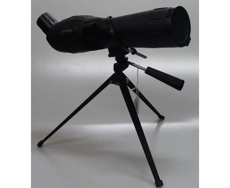 A modern Spotting Scope on tripod, 20-60x60