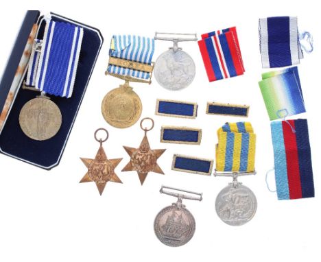 Service &amp; Good Conduct medals - Korea Medal awarded to '22288322 CFN J. G. Commons, R.E.M.E', together with the United Na