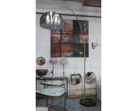 ARCO INSPIRED FLOOR LAMP, 220cm at tallest approx. 