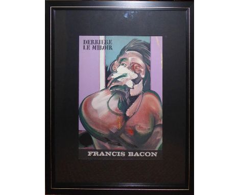 FRANCIS BACON, original lithograph form Derrière le Miroir cover n. 162, 1966, Editeur Maeght, 37cm x 27cm, framed and glazed