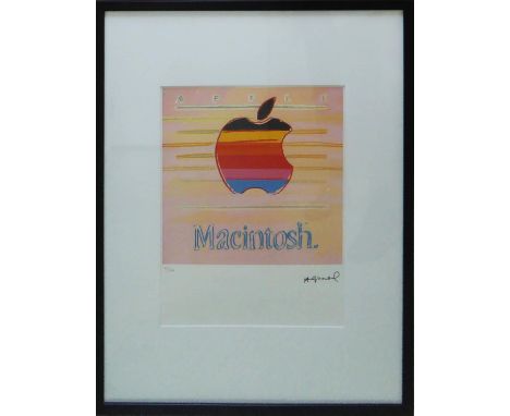 ANDY WARHOL 'Apple Macintosh', 1985, lithograph, numbered 75/100, with signature in the plate, Leo Castelli Gallery, edited b