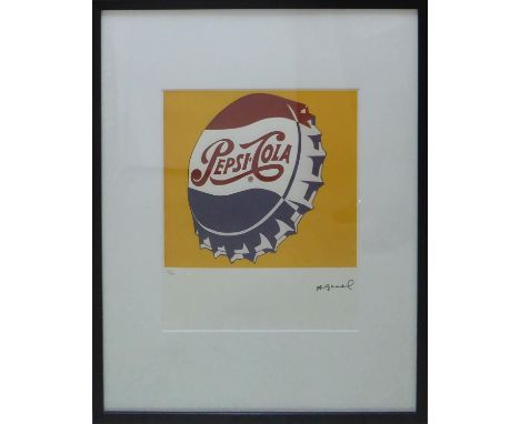 ANDY WARHOL 'Pepsi Cola', lithograph, numbered 39/100, with signature in the plate, Leo Castelli Gallery, edited by Georges I