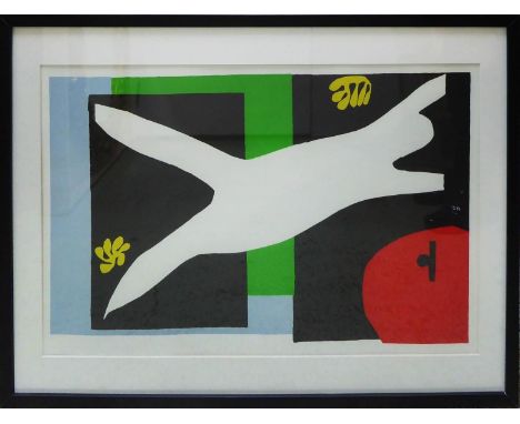 HENRI MATISSE ?Swimmer in the Tank', colour lithograph, Edition Art Lithographies, Paris, on BFK Rives, to celebrate 60th Ann