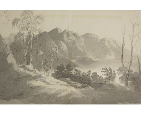 HENRIETTA ANNE HOARE (later THE HON. MRS MATTHEW FORTESCUE) c.1765-1841Loch KatrineThe Castle, and Gorge of S. Martin, in the