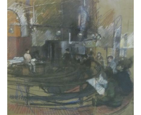 JOHN SERGEANT (1932-2010)The Life Classsigned and dated 1982coloured crayon and chalk27 x 28 in  (68.6 x 71.3cm)Sold with an 