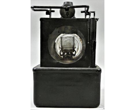 A signal lamp, with burner, marked BARKSTON EAST and a LMS signal lamp, with burner (2). Barkston East was on the GNR main li