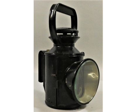 A three aspect hand lamp with glasses and burner, together with a LNER lamp (2). 