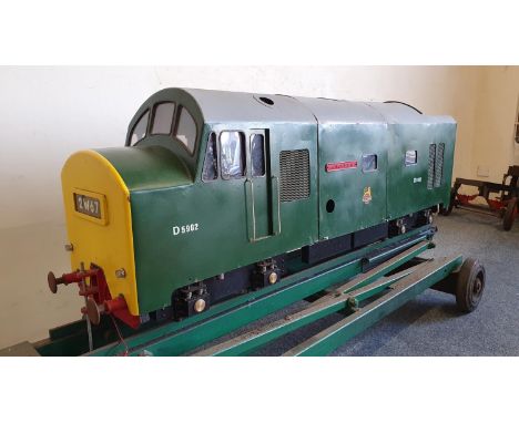 A 5" gauge British Rail Class 23 Bo-Bo locomotive, named Sir Thomas Henry, D5902, with petrol engine, 3 forward and reverse g